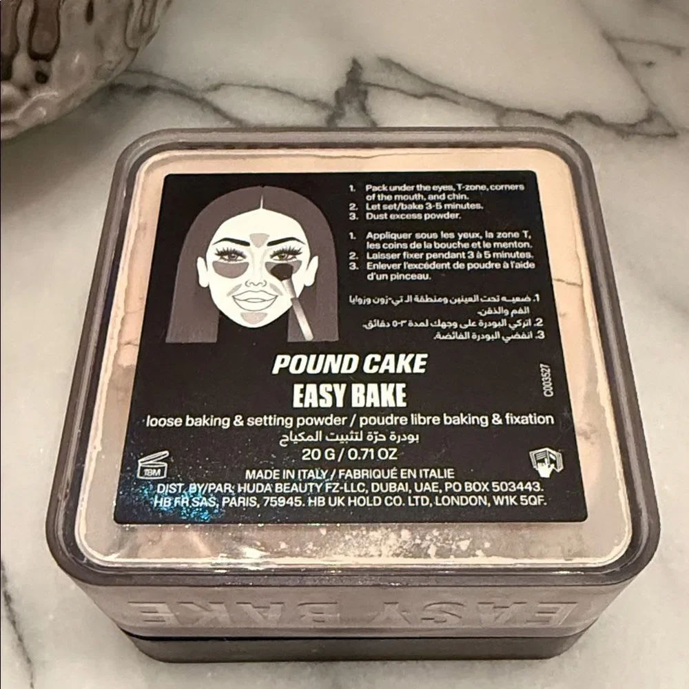 Huda Beauty EASY BAKE DUO LOOSE POWDER No puff